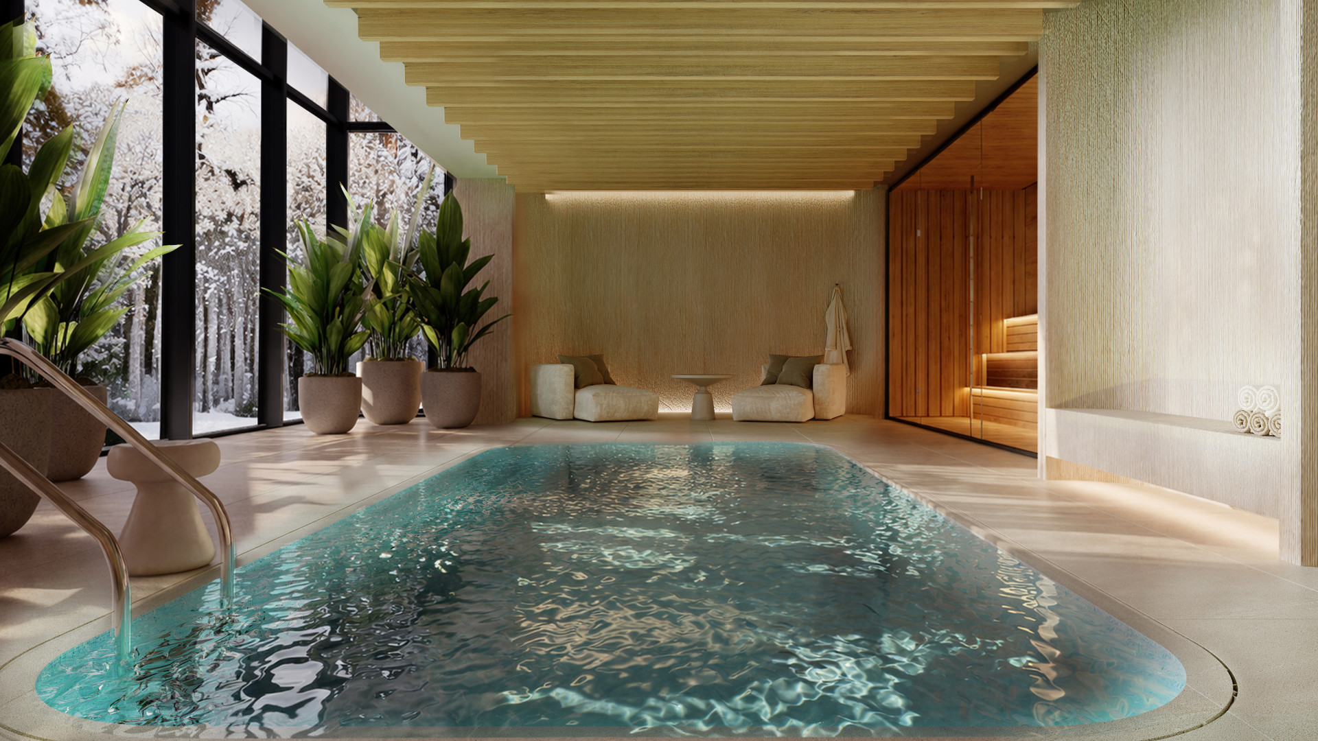 Nowoczesny hotel SPA w górach – architektura, apartamenty i strefa wellness