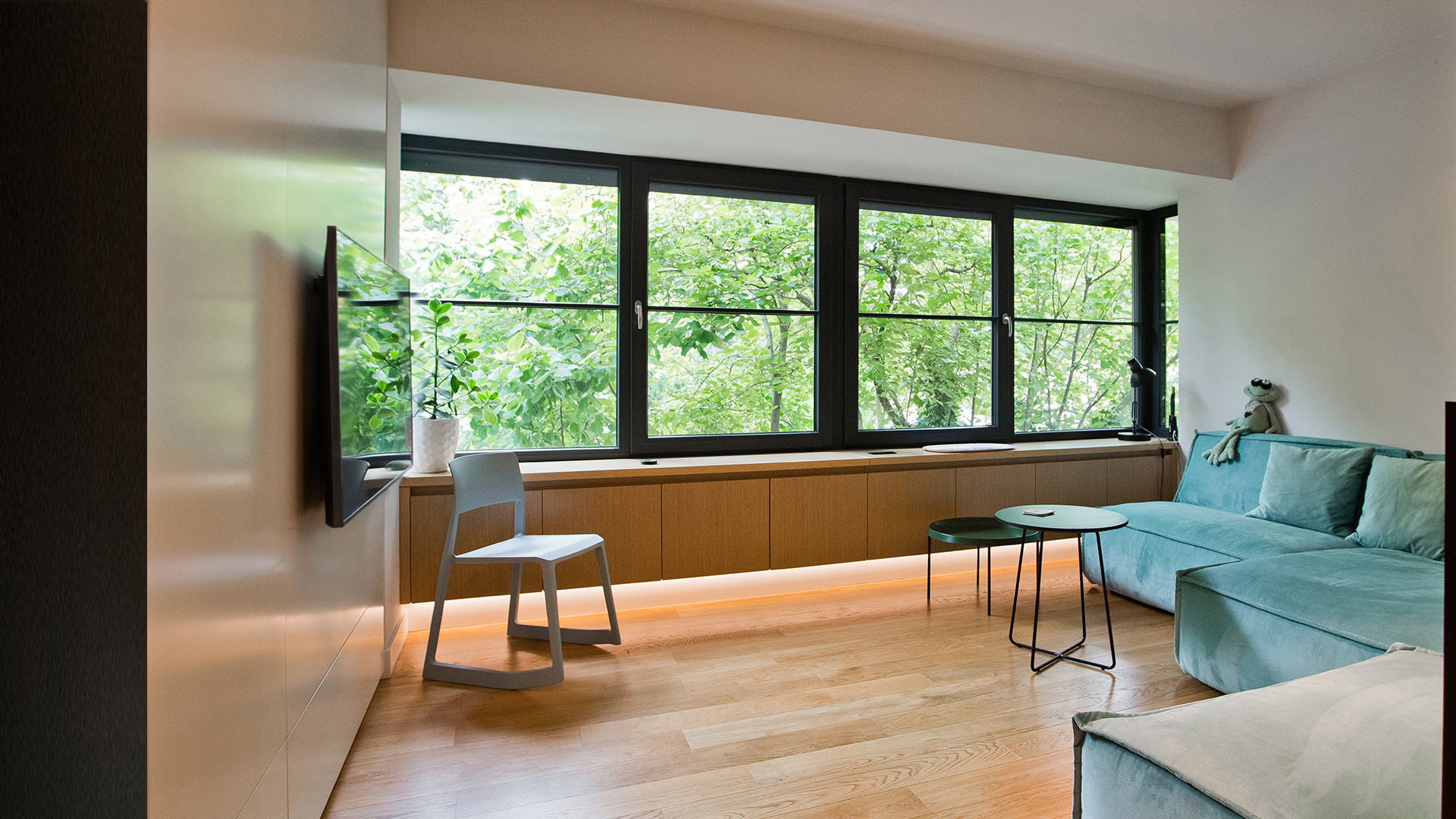 Projekt wnętrz domu w Poznaniu – nowoczesne wnętrze 250 m²