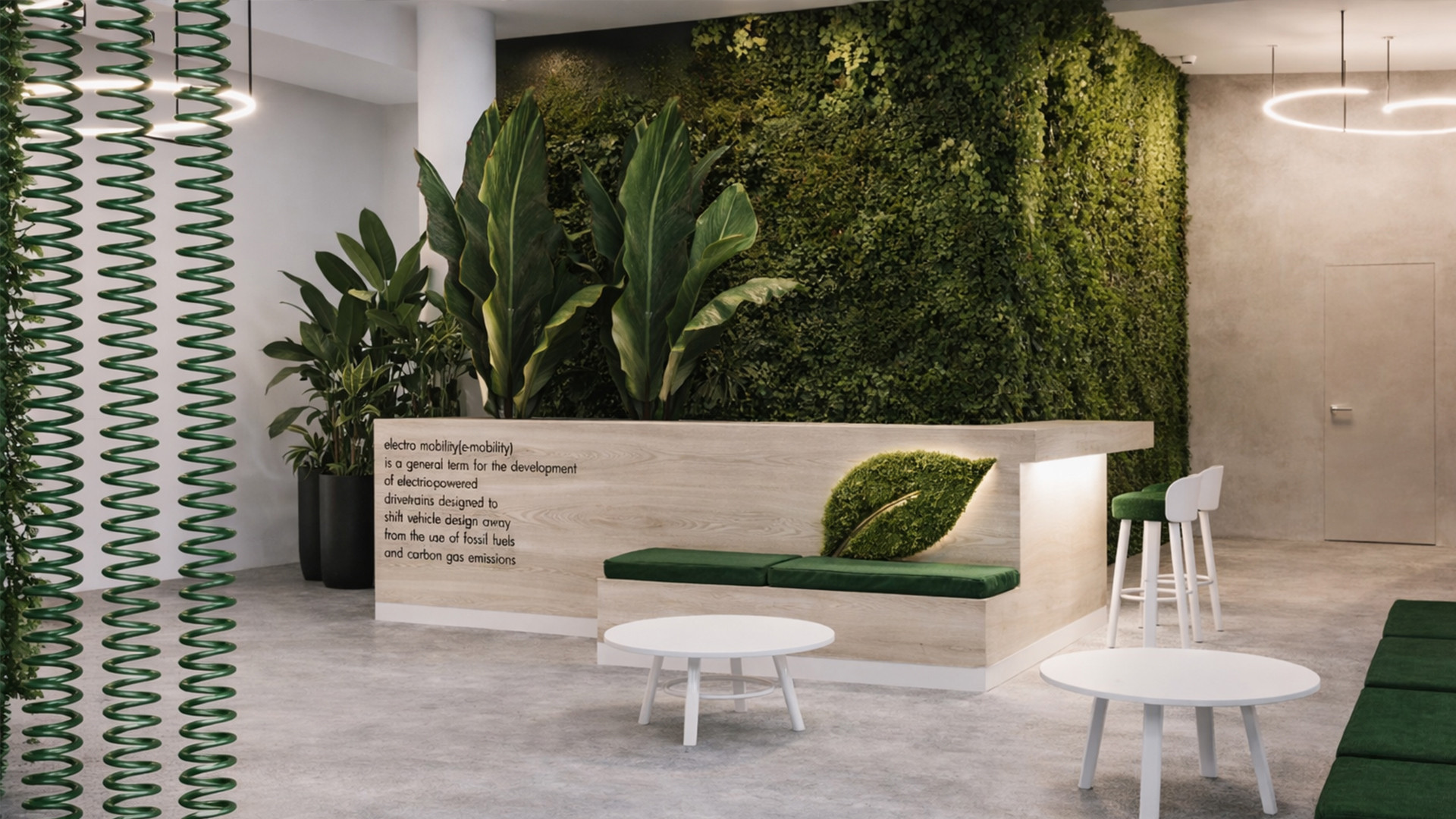 Nowoczesna przestrzeń biurowa – projekt wnętrz w stylu eco