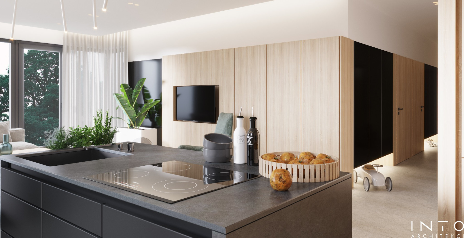 Nowoczesny dom 170 m² Gdańsk z kreatywną strefą dla dzieci