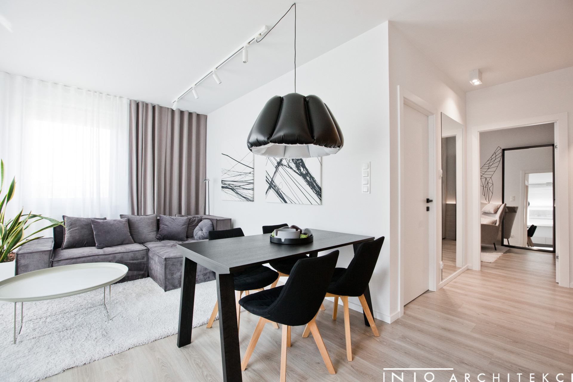 Nowoczesny projekt mieszkania 64 m² w Poznaniu