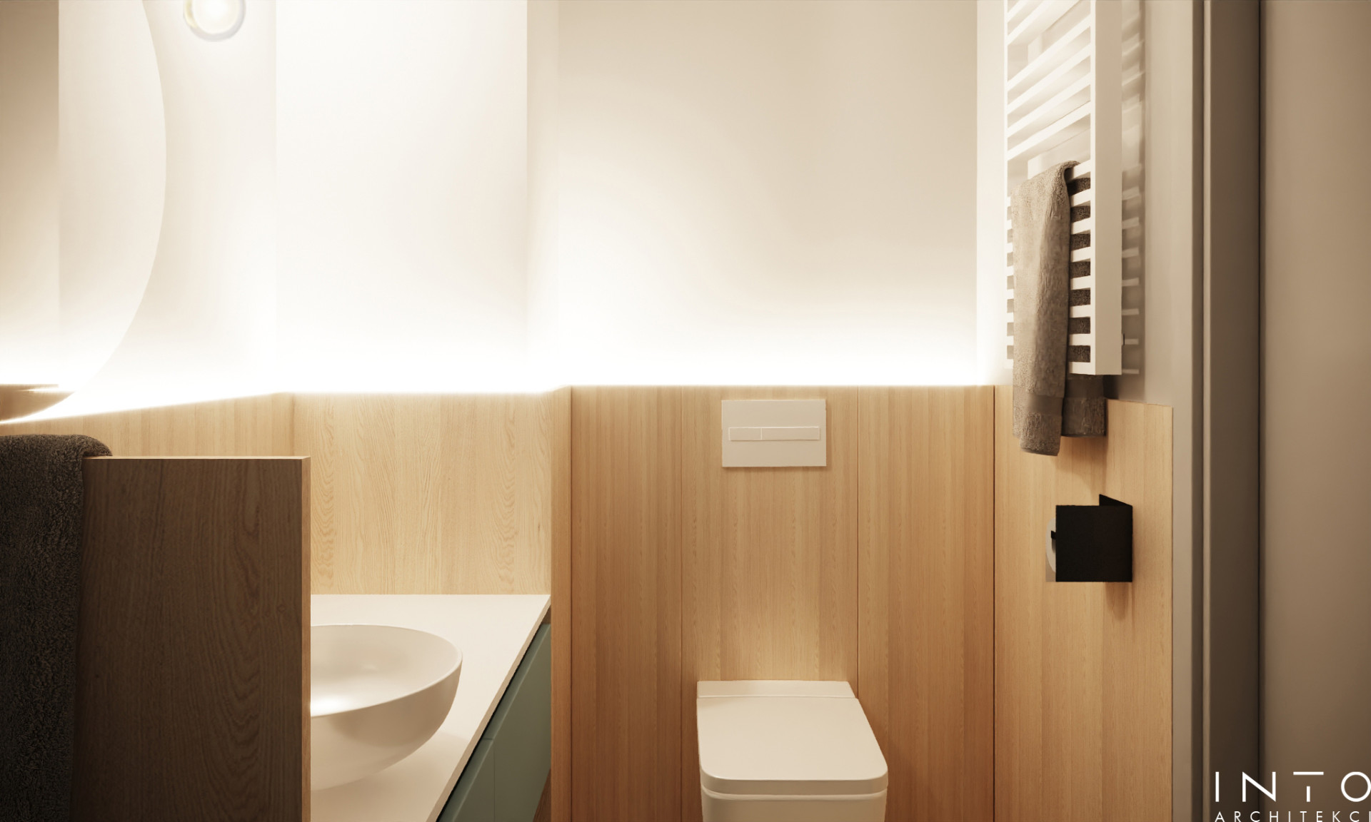 Projekt wnętrz mieszkania inwestycyjnego w Poznaniu – 50 m²