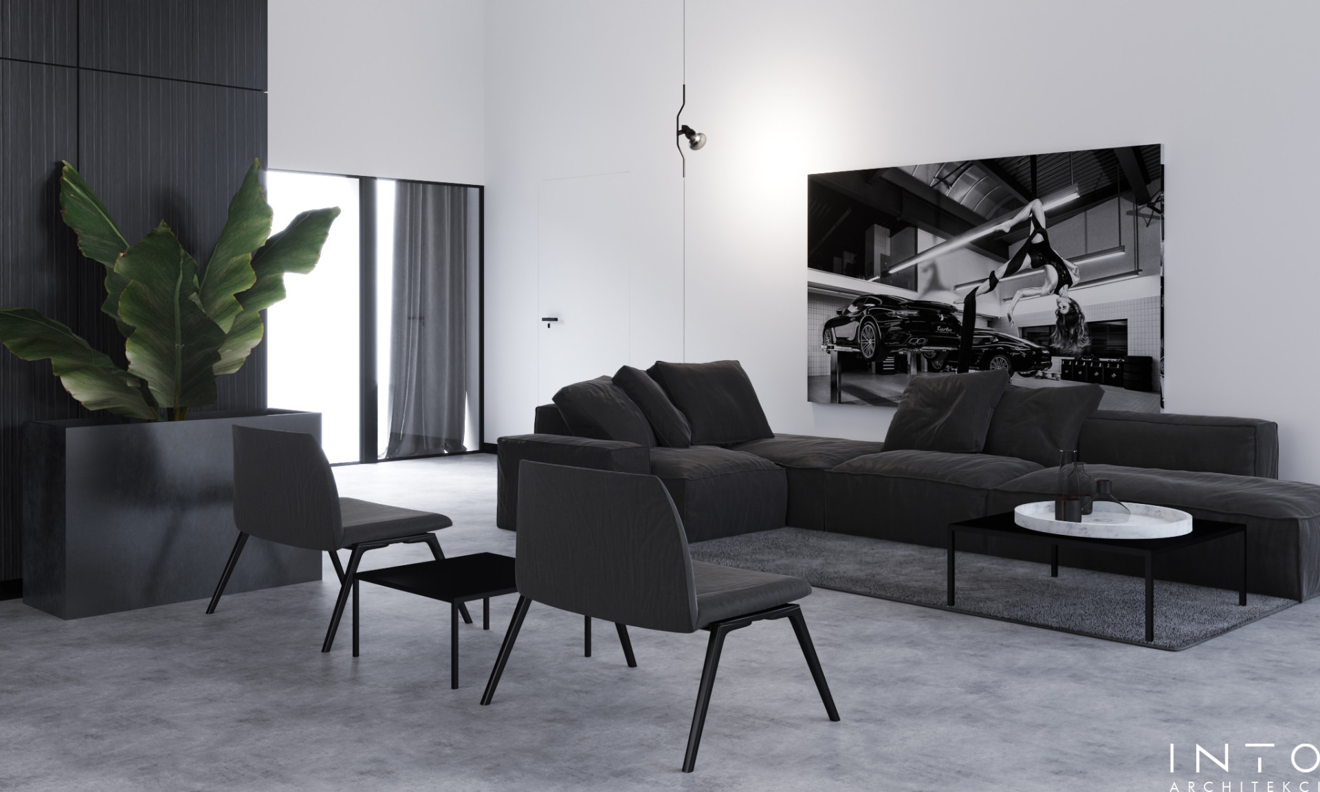 Projekt strefy zarządu w biurze w Poznaniu – 320 m² nowoczesnej przestrzeni