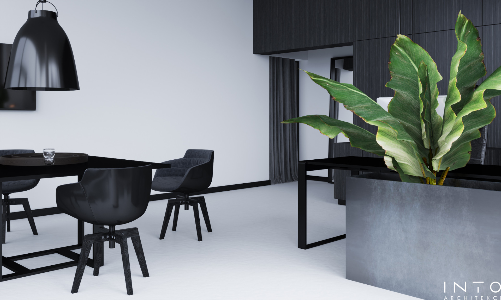 Projekt strefy zarządu w biurze w Poznaniu – 320 m² nowoczesnej przestrzeni