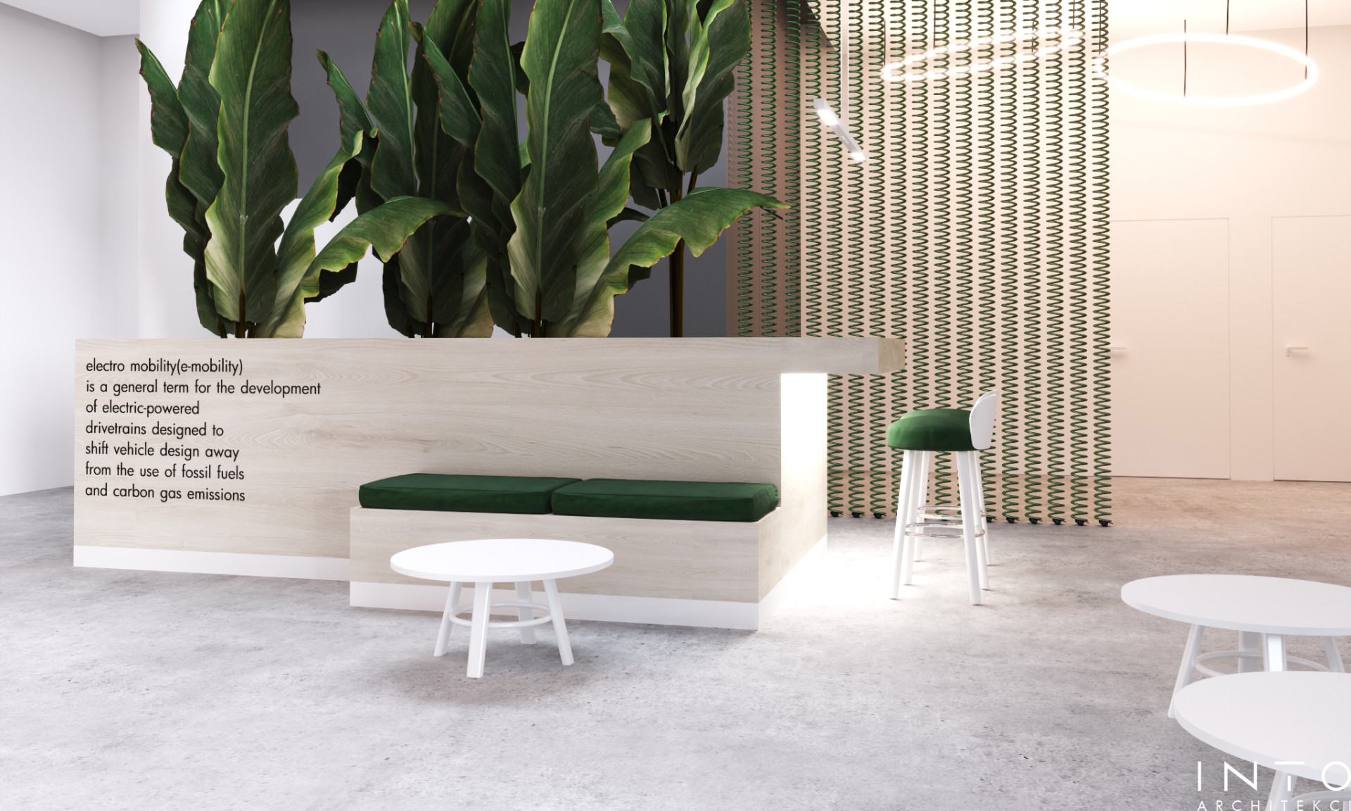 Nowoczesna przestrzeń biurowa – projekt wnętrz w stylu eco