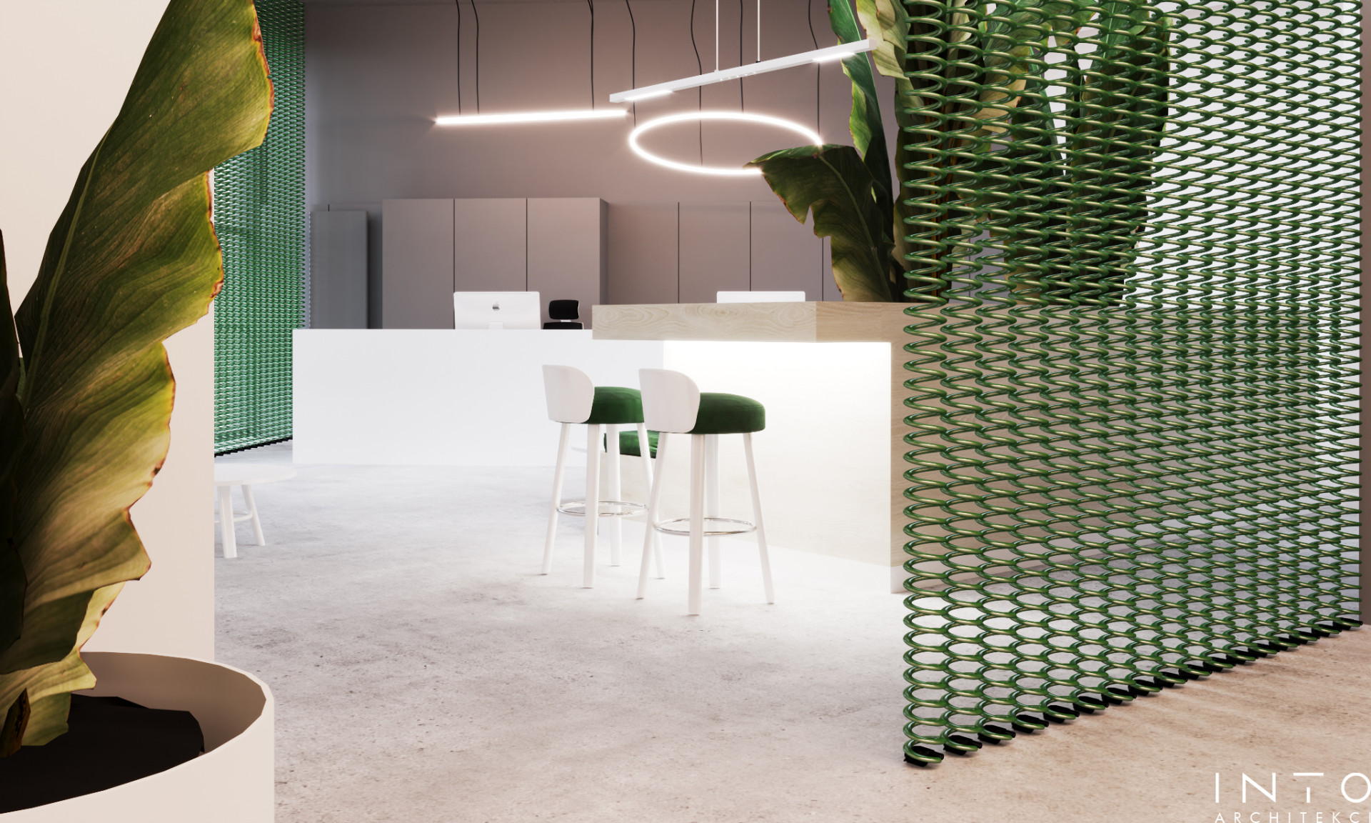 Nowoczesna przestrzeń biurowa – projekt wnętrz w stylu eco