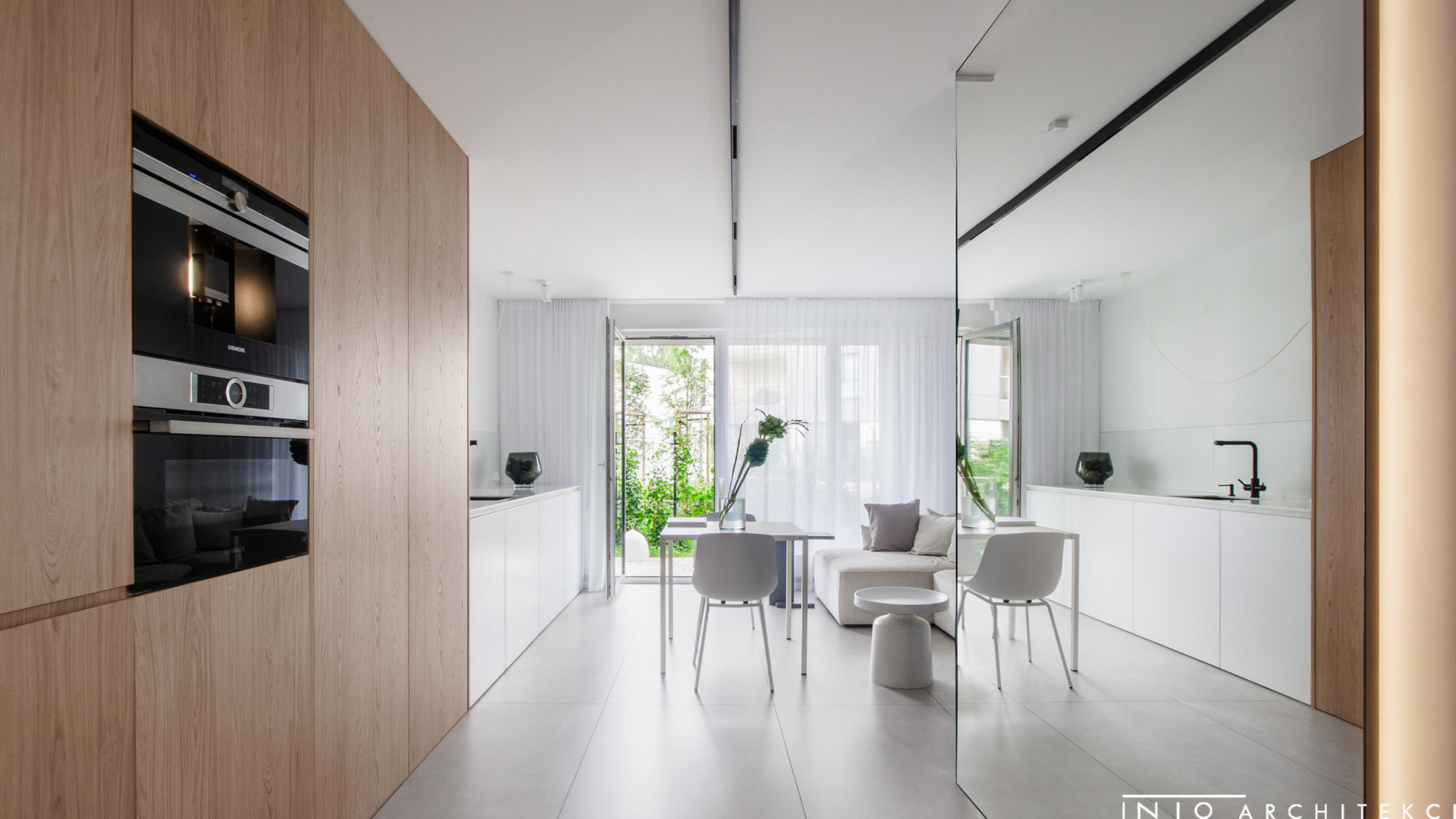 Studio w Gdańsku Letnica – projekt minimalistycznego mieszkania 47 m²