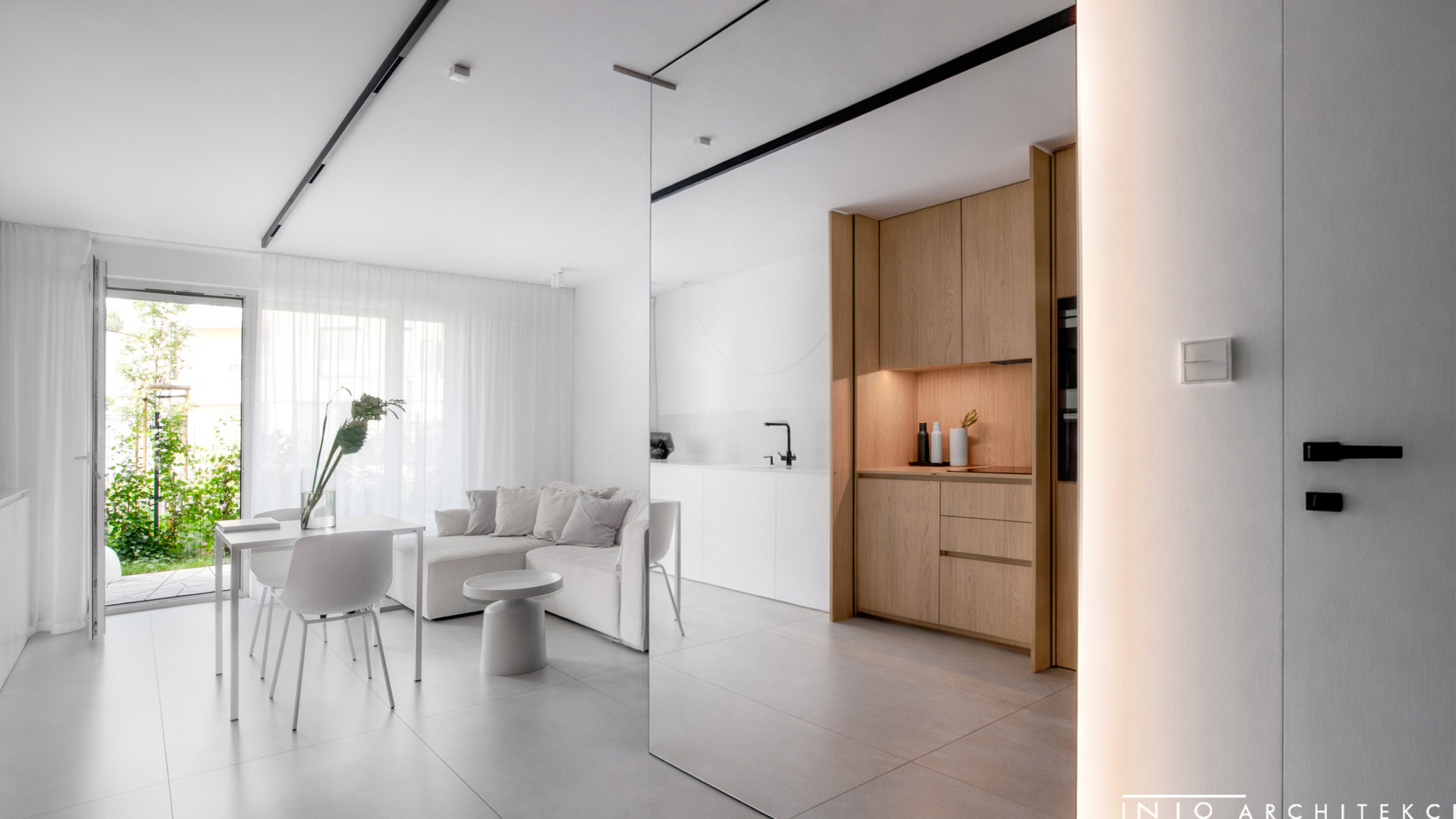 Studio w Gdańsku Letnica – projekt minimalistycznego mieszkania 47 m²