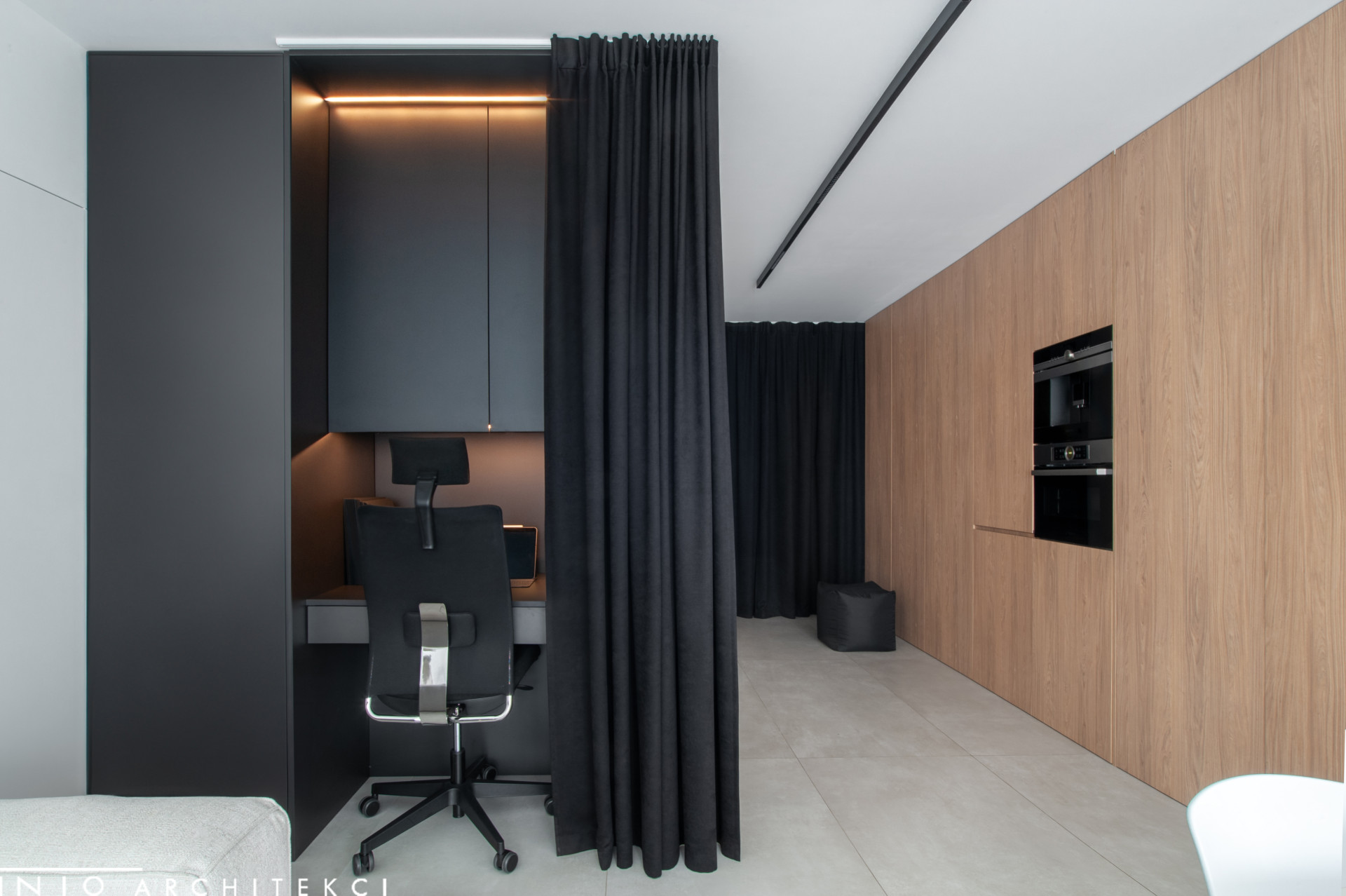 Studio w Gdańsku Letnica – projekt minimalistycznego mieszkania 47 m²