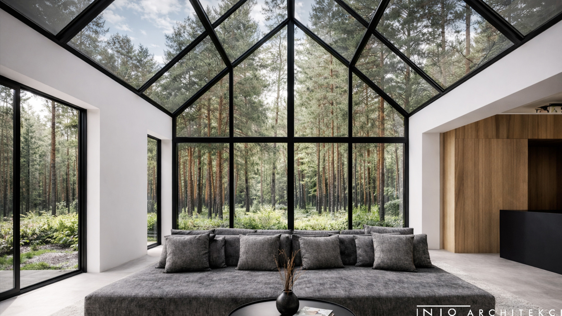 Koncepcja domu typu nowoczesna stodoła – 500 m²