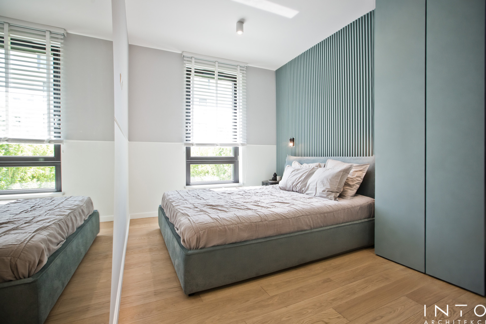 Nadmorski apartament w Sopocie – projekt wnętrza blisko plaży