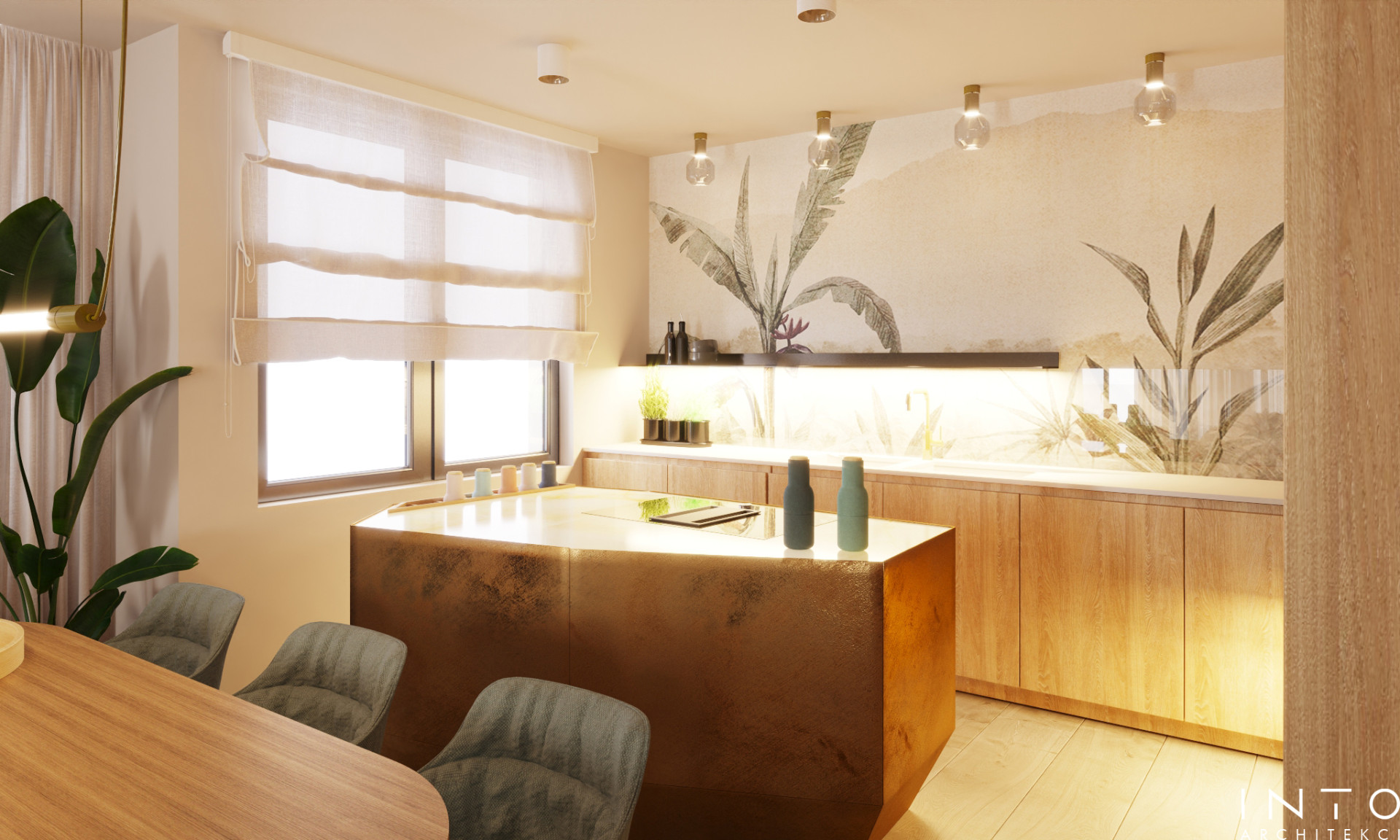 Apartament Kraków – jasna przestrzeń z możliwością otwarcia wnętrza