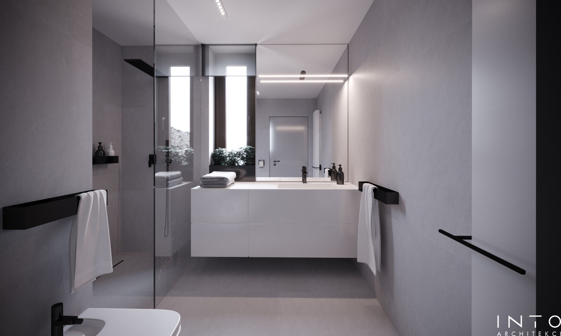 Apartament Warszawa – minimalistyczna przestrzeń z biblioteką