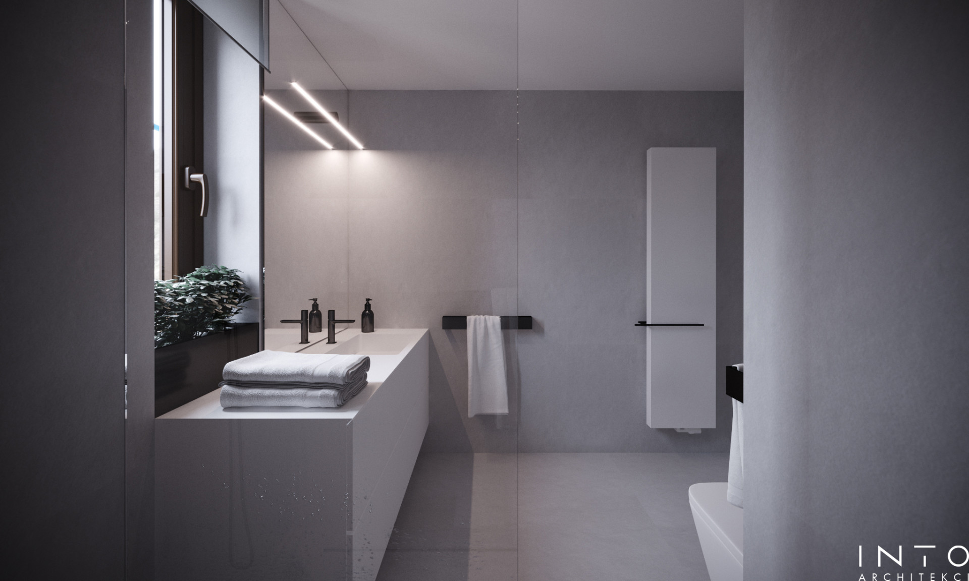 Apartament Warszawa – minimalistyczna przestrzeń z biblioteką