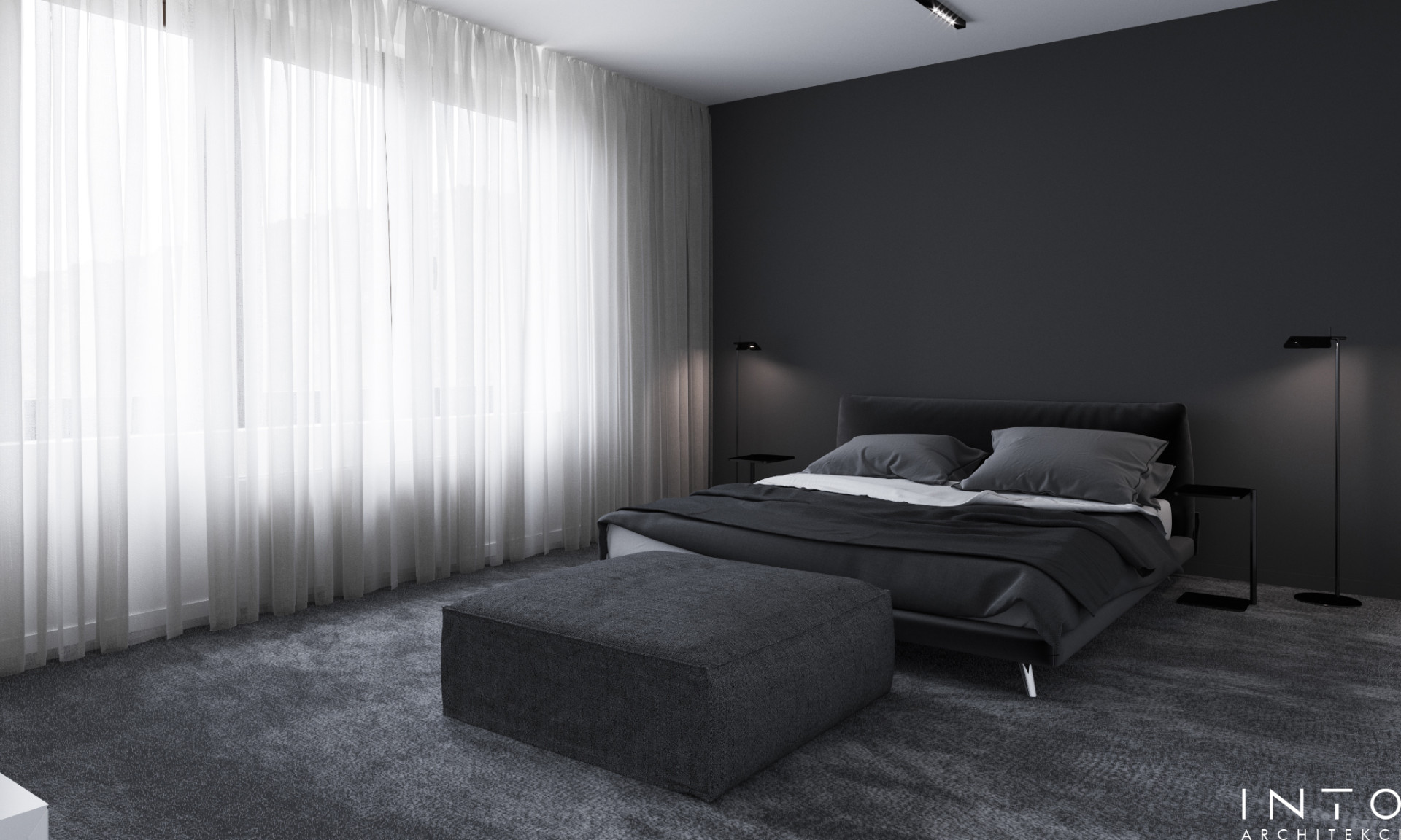 Apartament Warszawa – minimalistyczna przestrzeń z biblioteką